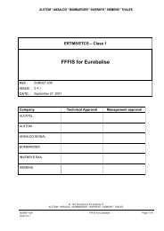 FFFIS for Eurobalise