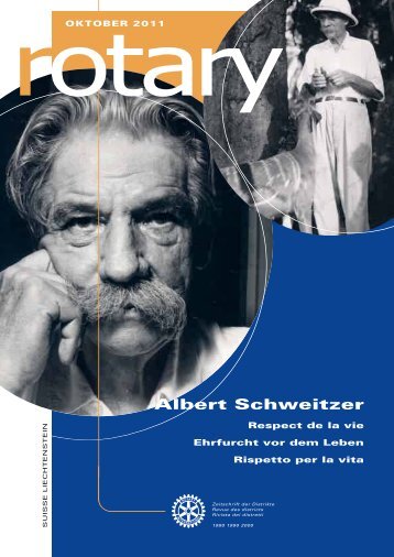 Oktober-Ausgabe des Rotary Magazin - Rotaract Club Basel