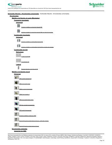 Schneider Electric - Envolventes universales ... - TraceParts