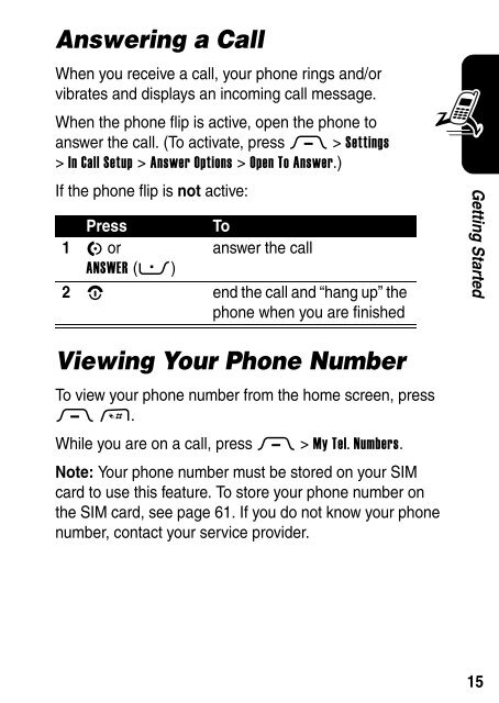 Motorola RAZR V3 Manual - Virgin Media