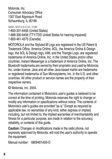 Motorola RAZR V3 Manual - Virgin Media