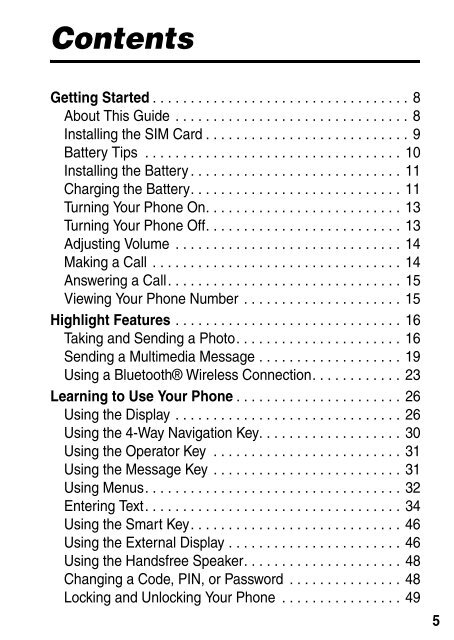 Motorola RAZR V3 Manual - Virgin Media