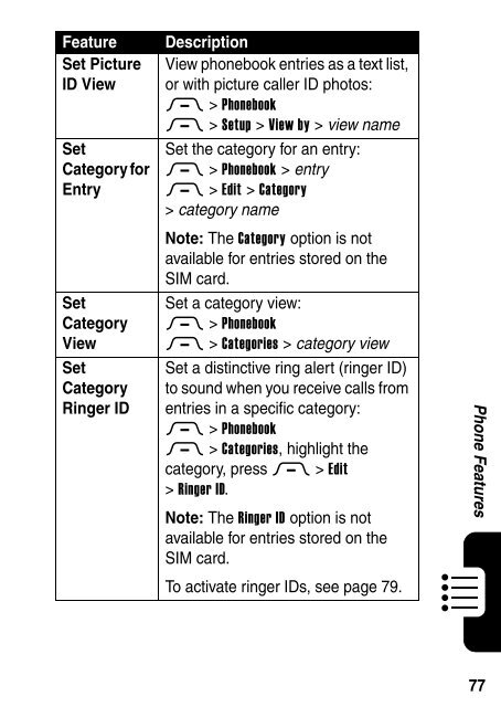 Motorola RAZR V3 Manual - Virgin Media