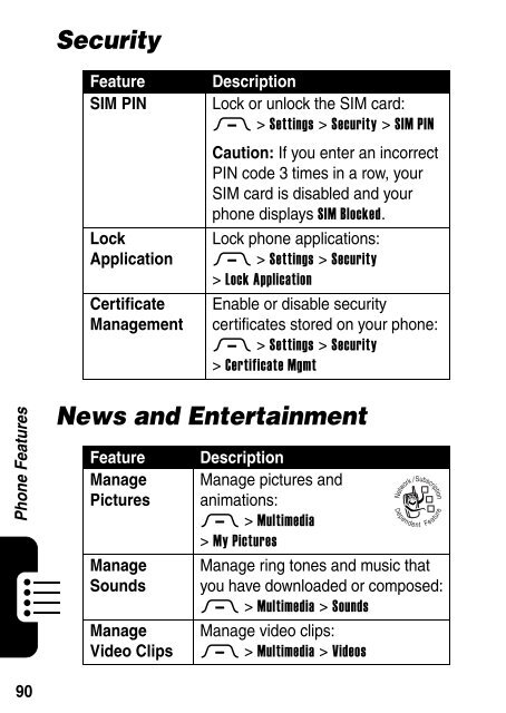 Motorola RAZR V3 Manual - Virgin Media