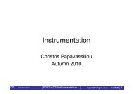 Instrumentation - EEE-CAS Home - Imperial College London