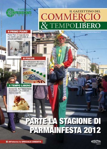 parte la stagione di parmainfesta 2012 - Confesercenti Parma