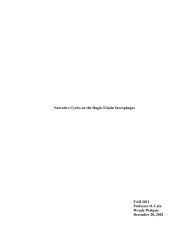 Narrative Cycles on the Hagia Triada Sarcophagus - Wendy Walgate