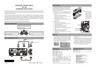 Automatic Antenna Tuner FC-30 Installation Instructions - Yaesu