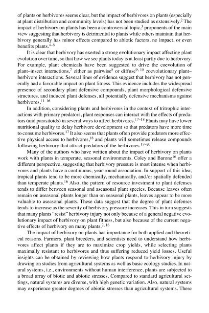 Biotic Stress and Yield Loss