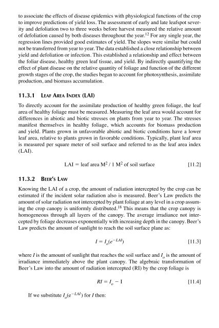 Biotic Stress and Yield Loss