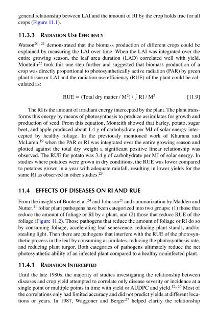 Biotic Stress and Yield Loss