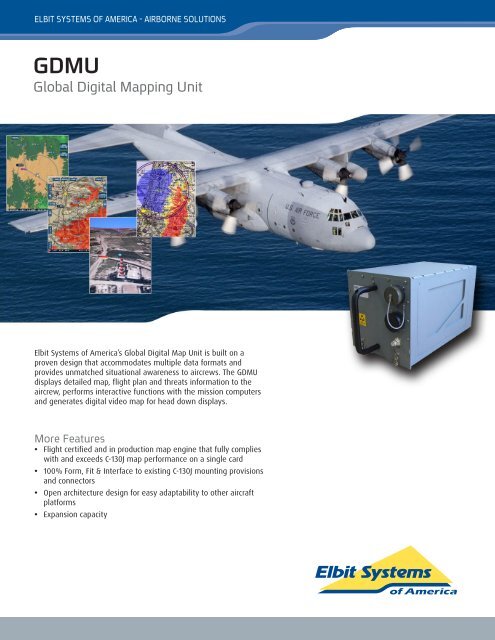 Global Digital Mapping Unit Data Sheet - Elbit Systems of America