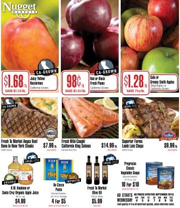 Download a PDF version of our print ad - Nugget Market