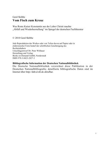 Vom Fisch zum Kreuz - Gerd Skibbe