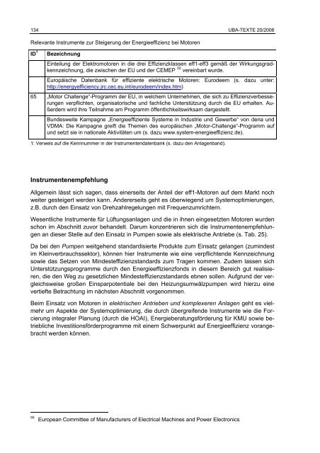 Politikinstrumente zur Effizienzsteigerung von Elektrogeräten und ...