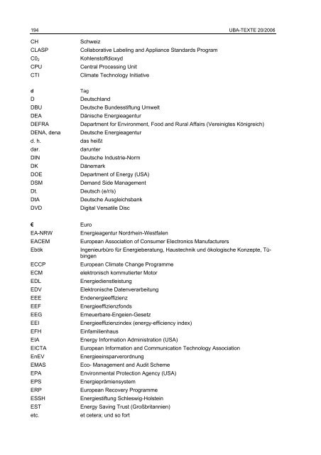 Politikinstrumente zur Effizienzsteigerung von Elektrogeräten und ...