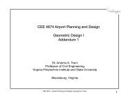 CEE 4674 Airport Planning and Design Geometric Design I ...