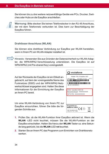 DSL-EasyBox 903 - Vodafone