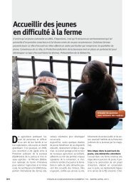 Accueillir des jeunes en difficultÃ© Ã  la ferme