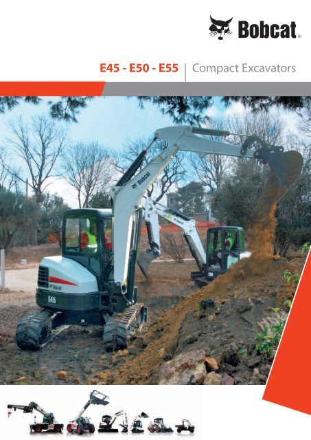 Brochure Compact Excavators E45 E50 Bobcat Eu
