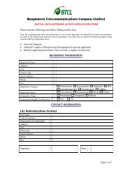 DDN Application Form - BTCl