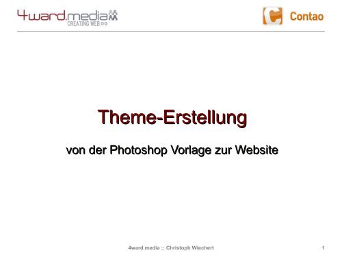 Foliensatz als PDF - Contao