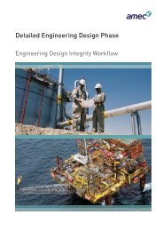 Detailed Engineering Design Phase - Engineering Design ... - Amec