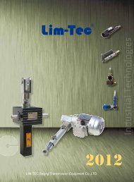 Catalog LIM-TEC Beijing Transmission Equipment - Industrial ...