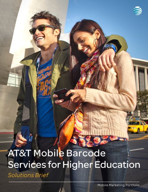 AT&T Mobile Barcode Services for Higher Education