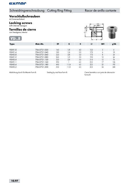 Edelstahl Verbindungstechnik Stainless steel jointing technology ...