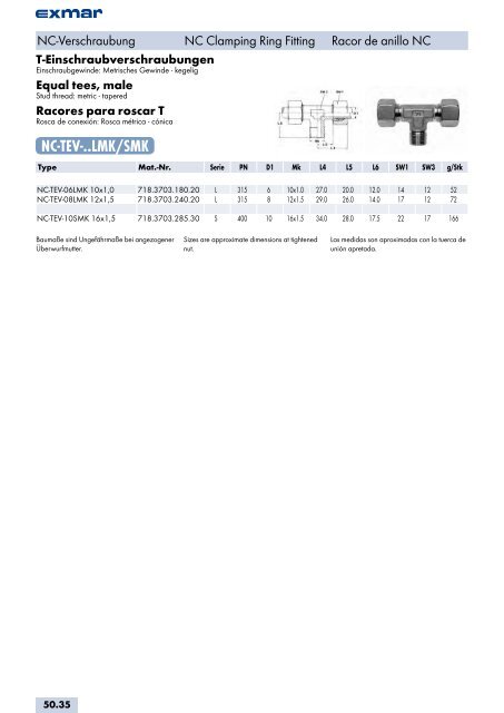 Edelstahl Verbindungstechnik Stainless steel jointing technology ...