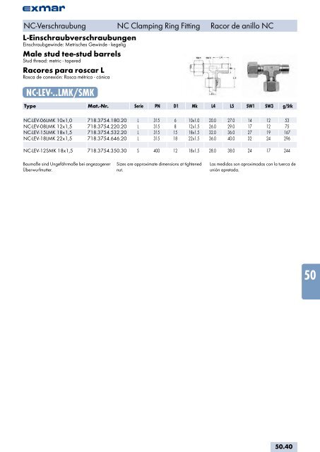 Edelstahl Verbindungstechnik Stainless steel jointing technology ...