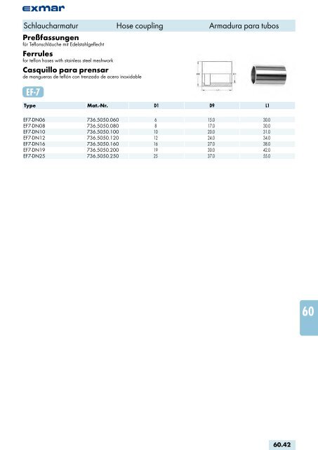 Edelstahl Verbindungstechnik Stainless steel jointing technology ...