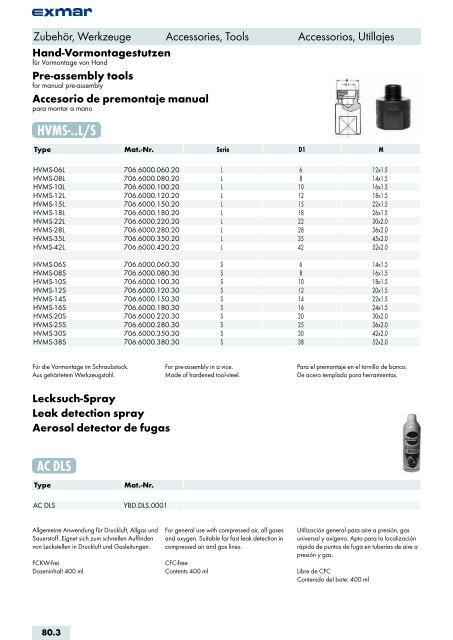 Edelstahl Verbindungstechnik Stainless steel jointing technology ...