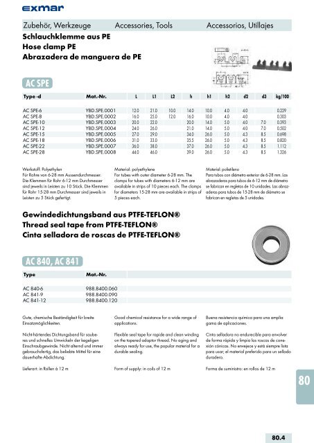 Edelstahl Verbindungstechnik Stainless steel jointing technology ...