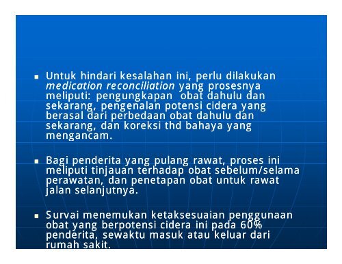 Kiat Mencegah Medication Error di Rumah Sakit - Manajemen ...