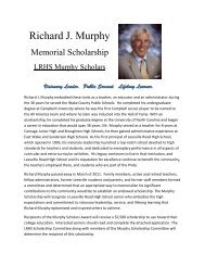 Richard J. Murphy - Leesville Road High School