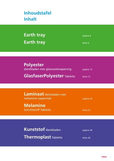 Earth Tray, das „grüne Tablett“ - Roltex