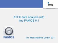 ATFX data analysis with imc FAMOS 6.1 - ASAM