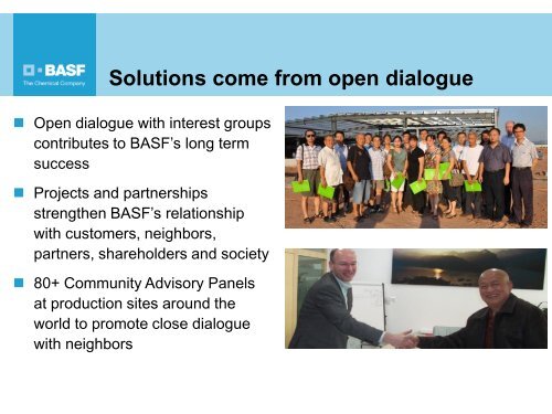 Presentation by Saori Dubourg - BASF Asia Pacific