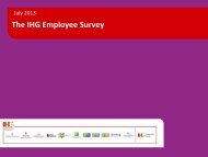 The IHG Employee Survey - IHG Owners Association