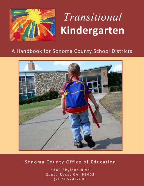 Transitional Kindergarten - Sonoma County Office of Education