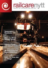 Railcarenytt 2007 (SWE)