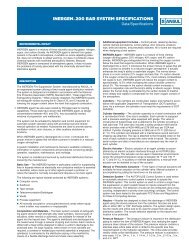 inergenÂ® 200 bar system specifications - Fire-Professionals.Com