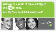 Welcome to a world of choices designed with YOU in ... - Yuba College