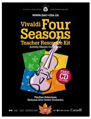 Four Seasons Teacher Resource Kit - ArtsAlive.ca