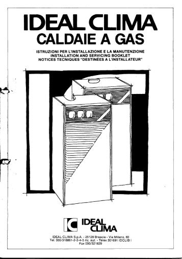 Caldaie Idealclima Tema - Certened