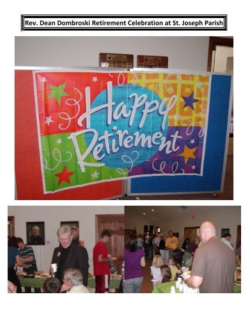 Rev. Dean Dombroski Retirement Celebration at St. Joseph Parish