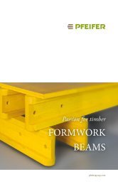 formwork beams - Pfeifer
