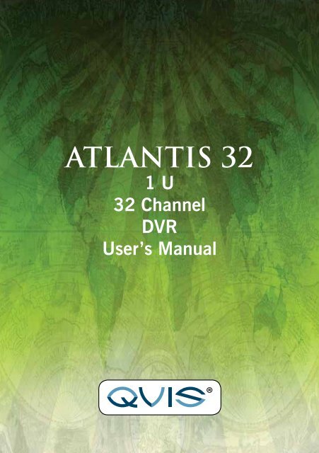 Atlantis 32 Channel Manual - Qvis Security